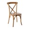 Merrick Lane Davisburg Stackable Wooden Cross Back Bistro Dining Chair